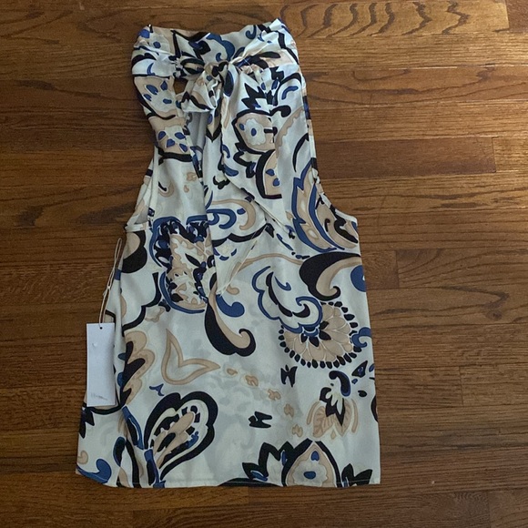 Bishop + Young Esme Tie Neck Halter top size small - Picture 5 of 6